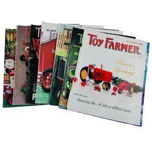 Toy Farmer Magazines 2003 - 2014 Lot Of 7 Collectible Farm Toys Show Lot Of Wear